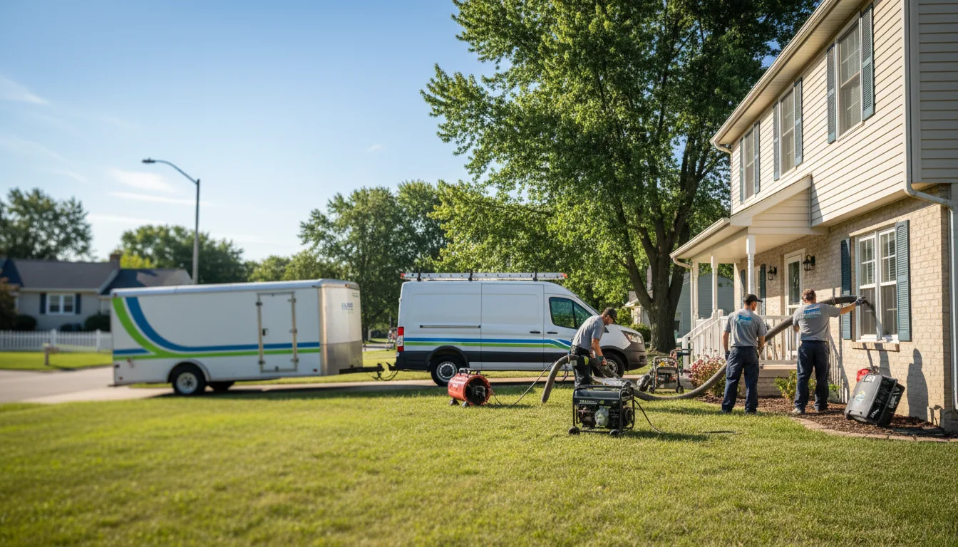 Flooded Basement Restoration And Cleanup With Repair in Valley City, ND near me